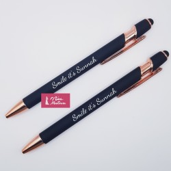 Stylo Smile it's Sunnah noir - embout tactile