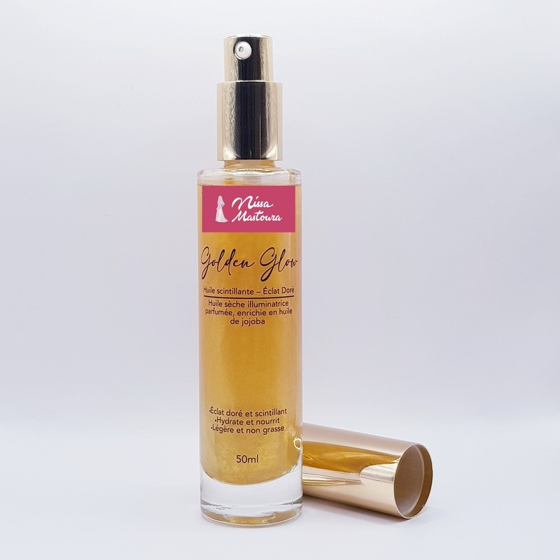 Huile scintillante corps 50 ml parfumée