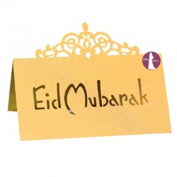 Lot de 5 cartes eid mubarak