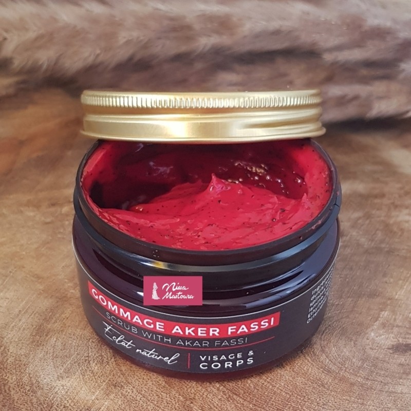 Gommage Gel Aker Fassi - Exfoliant éclaircissant Hydratant Pour Le Visage Et Le Corps
